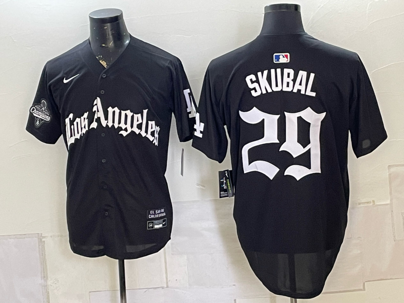 men Los Angeles Dodgers #29 Skubal black Game 2026 Nike MLB Jersey 0814002
